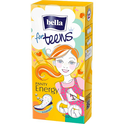 Прокладки щоденні Bella Panty for Teens Energy 58 шт.