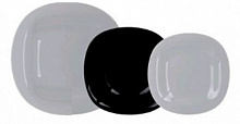 Сервіз столовий Carine Granit&Black 18 предметів P4449 Luminarc