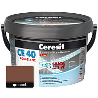 Фуга Ceresit СЕ 40 Aquastatic № 49 2 кг коричневий
