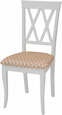 Стул обеденный Венеция Н белый/Шалимар 2б коричнево-бежевый/белый