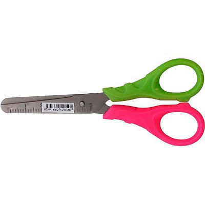 Ножницы детские с линейкой 13,3 см 4284 CLASS