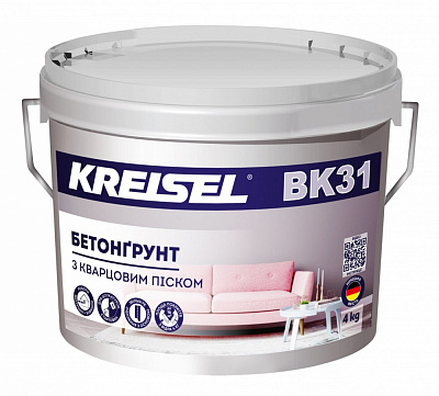 Ґрунт адгезійна KREISEL з кварцовим піском NANOFIX BK 31 4 кг