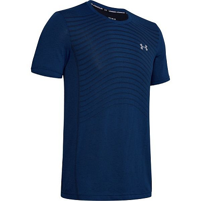 Футболка Under Armour Seamless Wave SS 1351450-449 M синий