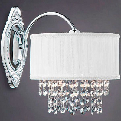 Бра Strotskis Aphrodite 1x40 Вт E14 хром/білий 246/1