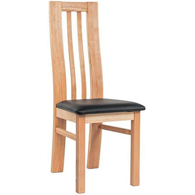 Стул обеденный РПМК Осло дуб коричневый/черный