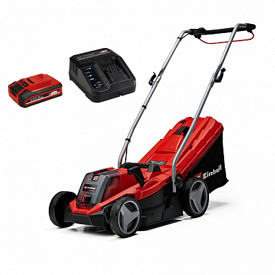 Газонокосарка акумуляторна Einhell PXC GE-CM 18/33 Li Kit 4.0 Ah 3413266+4512159
