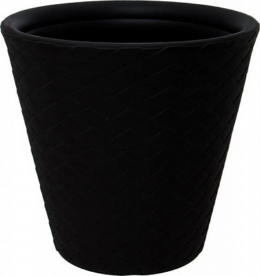 Горщик пластиковий Prosperplast Matuba круглий 52л антрацит (71365-433)