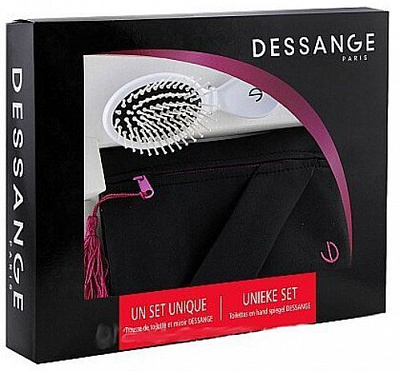 Подарочный набор Dessange косметичка + щетка для волос 413249