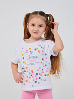 Блуза Smil для девочки 110680 р.116 белый 