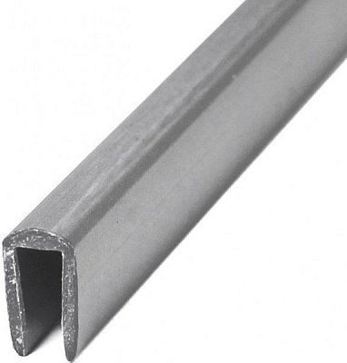 Профиль торцевой П-профиль 3мм 2м серый