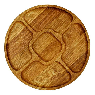 Менажниця кругла 24 см тип 4 бук