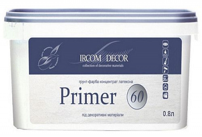 Ґрунтовка адгезійна Ірком Primer 60 під декоративні матеріали 0.8 л