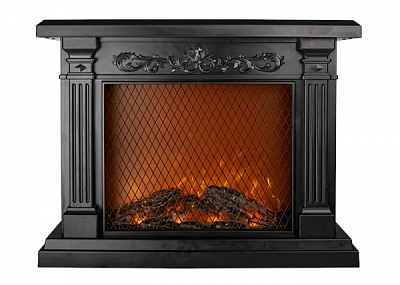 Настільна лампа декоративна ФАZА Камін FL-L42USB чорний 5034457