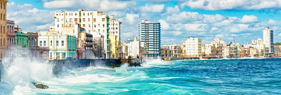 Репродукция Гавана вид на море 50x150 см Арт Фемелі 