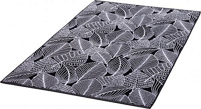 Рушник пляжний Mundotextil Classic 86х160 см чорно-білий