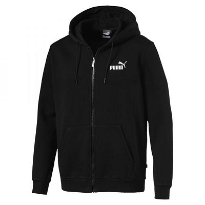 Джемпер Puma Essentials Fleece Hooded Jkt 85176301 р. S чорний