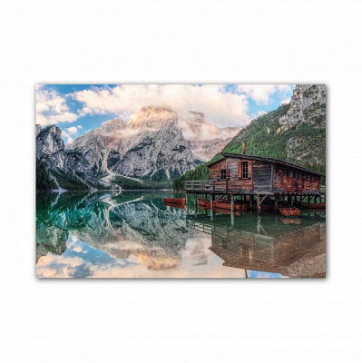 Картина Домик на озере 1000x1500 см GIS UKRAINE 