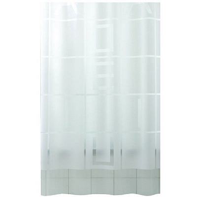 Шторка для ванной BACCHETTA ALFABETO BIANCO