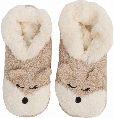 Взуття домашнє La Nuit Home Лисятко р.36/37 бежевий