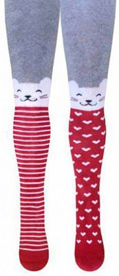 Колготки детские БЧК 249 р.104-110 вишневый 