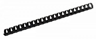 Пружина для брошюрования Buromax пластиковая d 12 мм черная BM.0503-01 100 шт. 