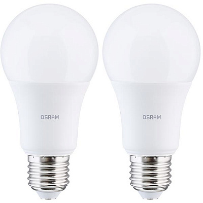 Лампа LED Osram Classic A 10.5 Вт E27 4000K 2 шт