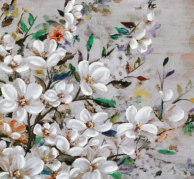 Картина Поле цветов 80x80 см 