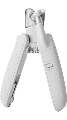 Когтерез AnimAll для кошек и собак, с LED подсветкой и контейнером для сбора когтей белый 159555