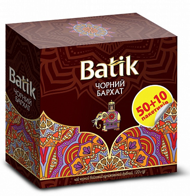 Чай черный Batik 60 шт. 120 г 