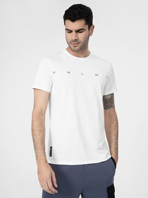 Футболка 4F TSHIRT M305 4FSS23TTSHM305-10S р.L білий
