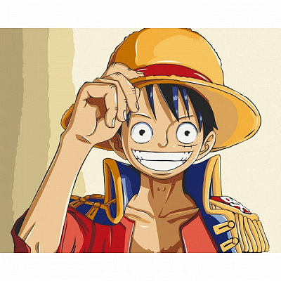 Набір для творчості Луффі Солом'яний Капелюх 40х50 см ART CRAFT