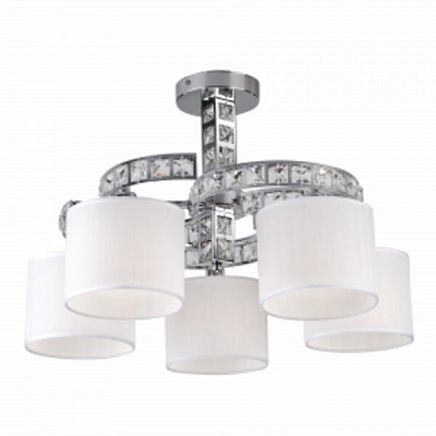 Люстра стельова Strotskis Salina 5x40 Вт E14 хром 60104/5