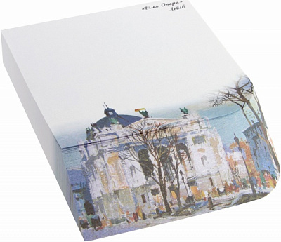 3D-блок для заметок Біля опери. Львів