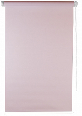 Ролета мини Лен Розовый актик 38x160 см розовая 