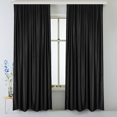 Штора-блекаут Matte чорна матова 200х270 см Velvet House