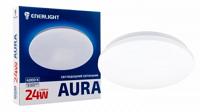Светильник светодиодный Enerlight LED 4000 К 24 Вт белый AURA24SMD80N 