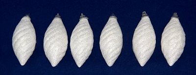 Набор елочных игрушек Сосульки с блестками 200046 d80 мм 6 шт./уп.