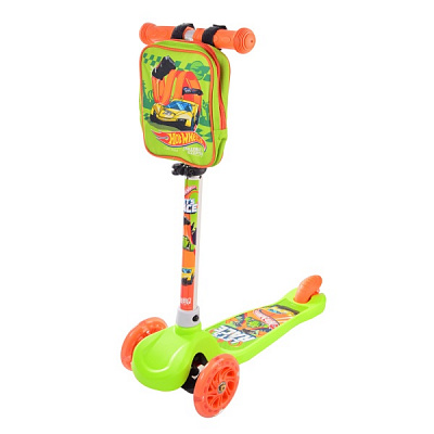Самокат Hot Wheels зеленый LS2115 