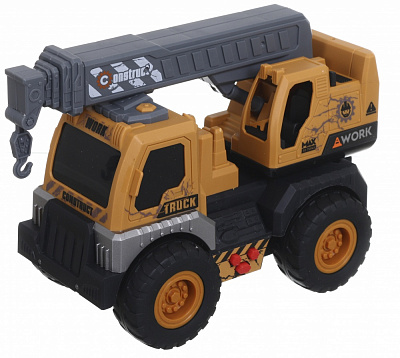 Автомобиль фрикционный JINHENG Город строительно-подъемный кран 25х13х18.5 см BOP1293316