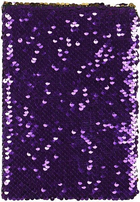 Книга для записей Паетки А5 96 листов золото-фуксия