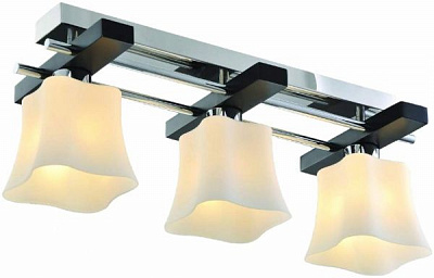 Люстра стельова Globo Vanlida 541009-3D 3xE14 білий/полірований хром 56443-3