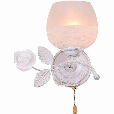 Бра Accento lighting Ares 1x60 Вт E27 белый ALG-75356/1W 