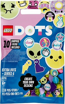 Конструктор LEGO DOTS Тайлы DOTS — серия 6 41946