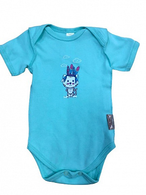 Боди унисекс Bambinelli р.56 бирюзовый Б300-5 