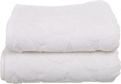 Полотенце Leaf 70x140 см айвори ABC 