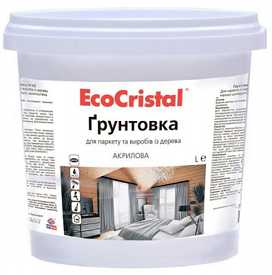 Ґрунт EcoCristal ІР-02 безбарвний 3 л
