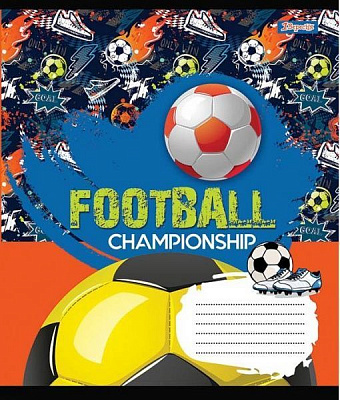 Зошит шкільний Play the champs А5/12 в лінію 1 вересня