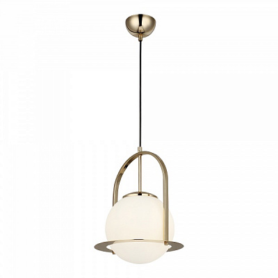 Люстра подвесная Vio Concept by LUCEA Lampon 1x40 Вт Е27 золотой 1552-80-11 