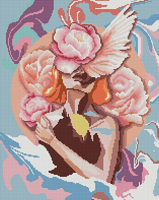 Алмазная мозаика Акварель чувств 40x50 см DBS0013 Brushme 