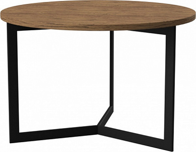 Стол журнальный Брис черный/бук 700x450мм Aqua Rodos 